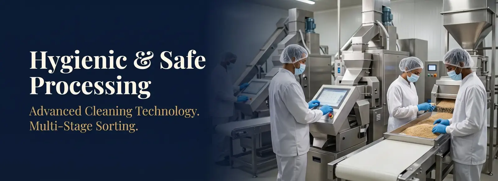 Hygienic and safe processing with advanced cleaning technology