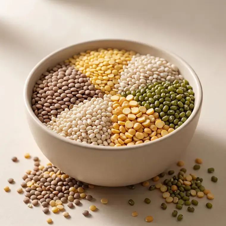 A mixed assortment of pulses, grains and seeds supplied by Silver Falcon